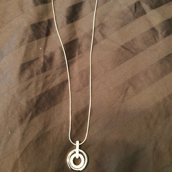 Swarovski Jewelry - Swarovski Crystal necklace double circle